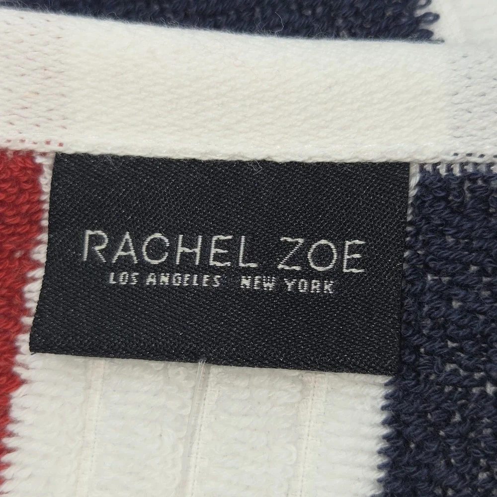 Rachel Zoe Americana Striped Oversized Beach Towel 40x70 Pool Resort